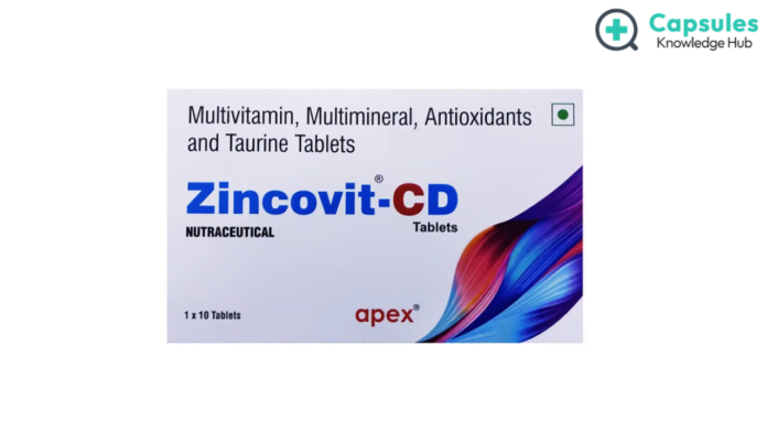 Zincovit-CD Tablet Uses in HIndi लाभ, उपयोग, नुकसान और कीमत Zincovit-CD Tablet Uses in HIndi: लाभ, उपयोग, नुकसान और कीमत