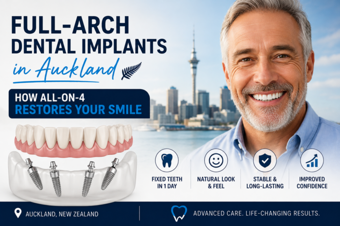 Full-Arch Dental Implants in Auckland How All-on-4 Restores Your Smile Full-Arch Dental Implants in Auckland How All-on-4 Restores Your Smile